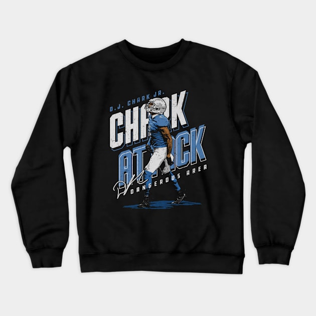 D.J. Chark Jr. Detroit Chark Attack Crewneck Sweatshirt by Chunta_Design